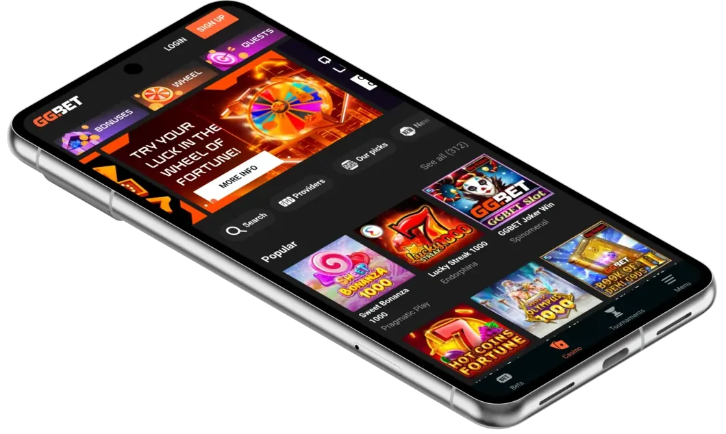 Мобильная версия и приложение GGBet casino